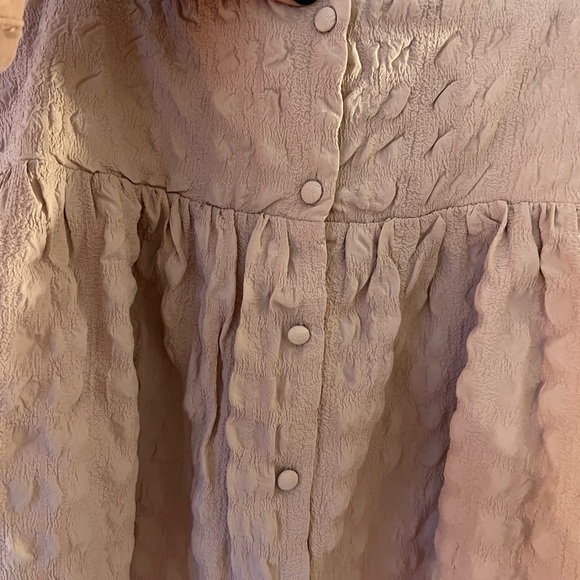 ASOS puff textured button through top - Picture 9 of 11